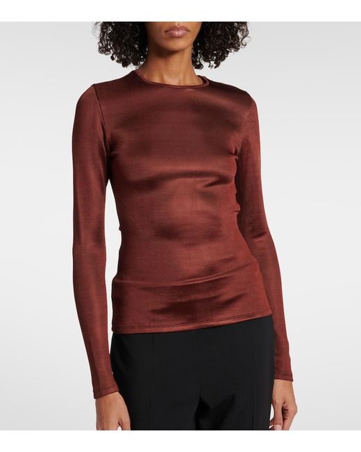 TOVE Brown Mayra Knitted Top