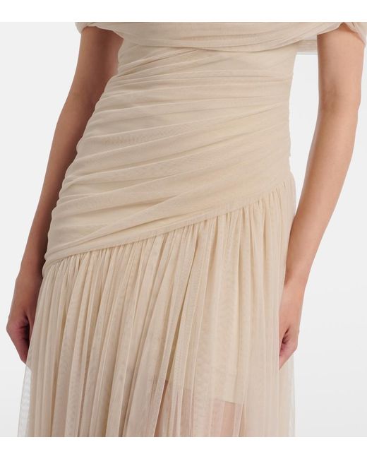 Robe De Mariee Himalia En Tulle Fronce De La Vali en coloris Natural