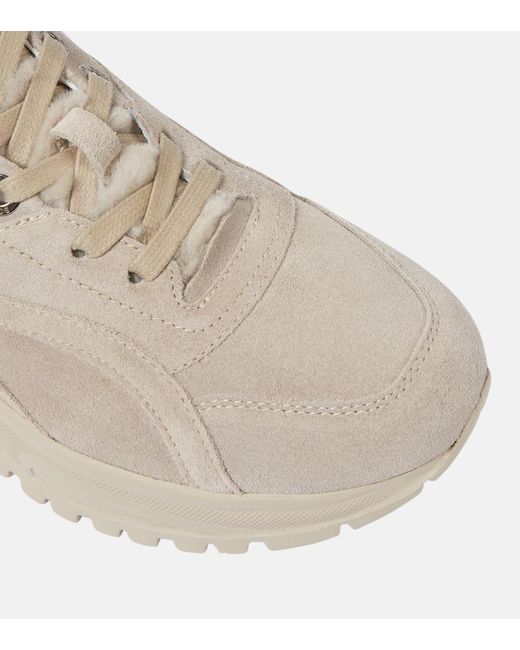 Bogner Natural New Malaga Suede Sneakers
