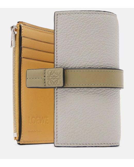 Loewe Gray Leather Wallet