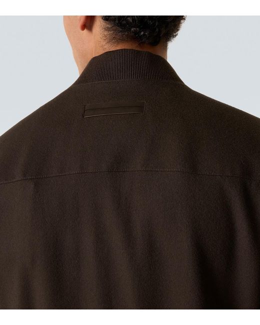 Zegna Brown Elements Cashmere Jacket for men