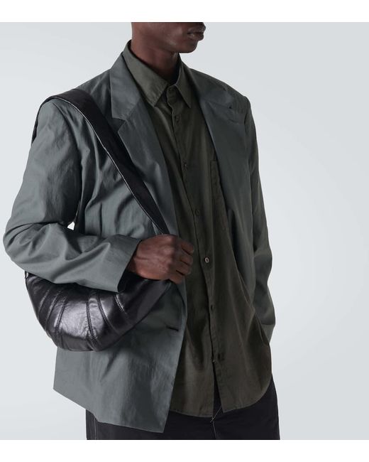Lemaire Hemd aus Baumwoll-Voile in Gray für Herren
