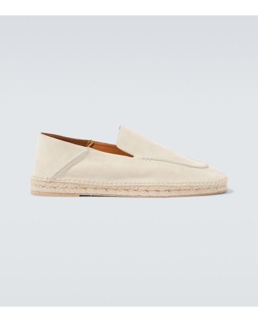 Tom Ford White Suede Espadrilles for men