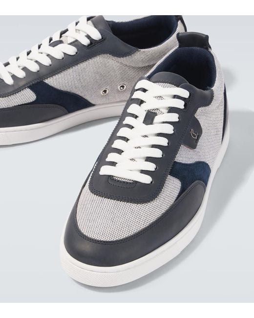 Christian Louboutin Sneakers Tutti Rui Mit Leder in Blue für Herren