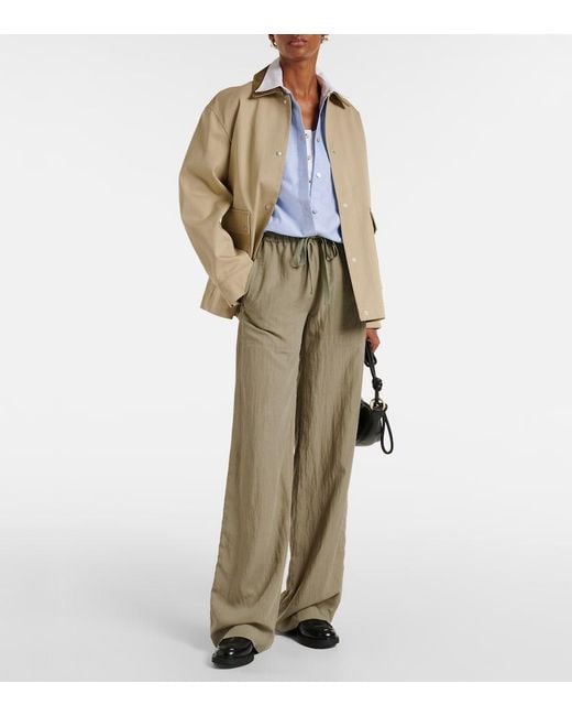 Vince Natural Weite High-Rise-Hose