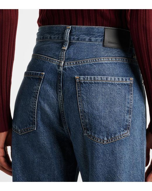 Citizens of Humanity Blue Annina High-Rise Wide-Leg Jeans