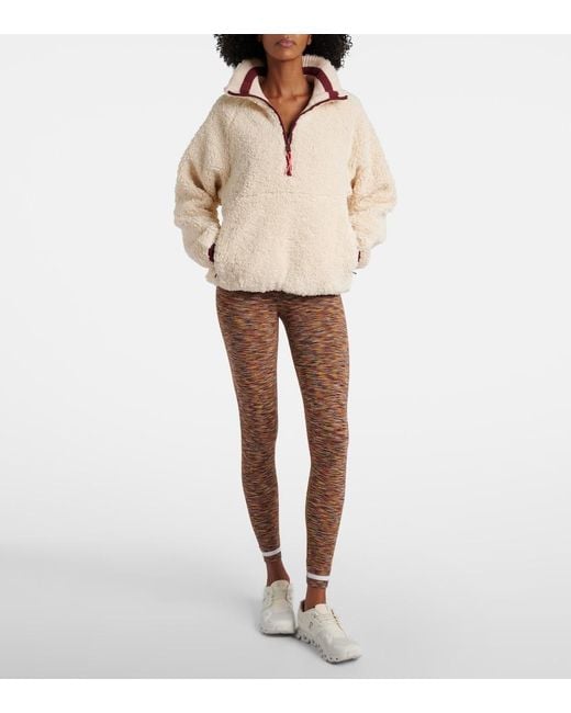 The Upside Natural Harlow Half-Zip Top