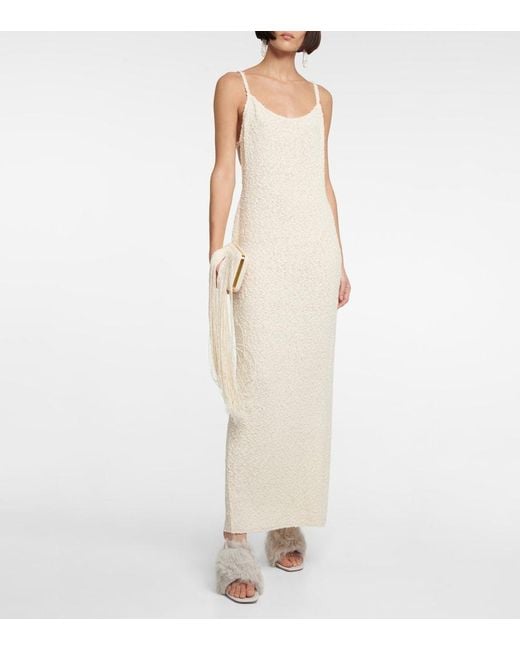 Magda Butrym Gray Pantoletten Mit Shearling
