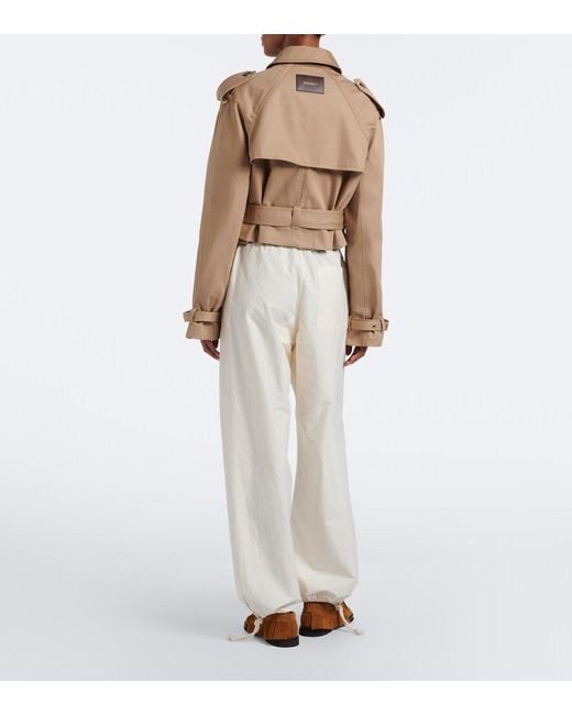 J.W. Anderson Natural Cotton-Blend Wide-Leg Pants
