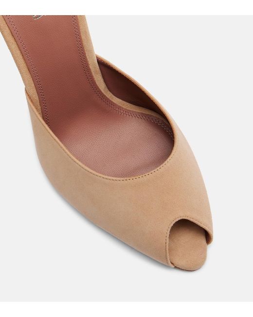 Paris Texas Brown Vera 105 Suede Mules