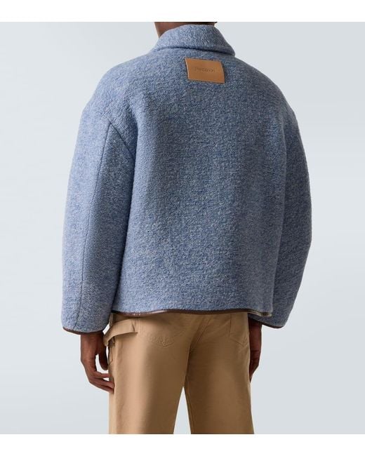 J.W. Anderson Jacke Aus Einem Wollgemisch in Blue für Herren