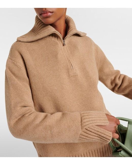 Loro Piana Brown Parksville Cashmere Sweater