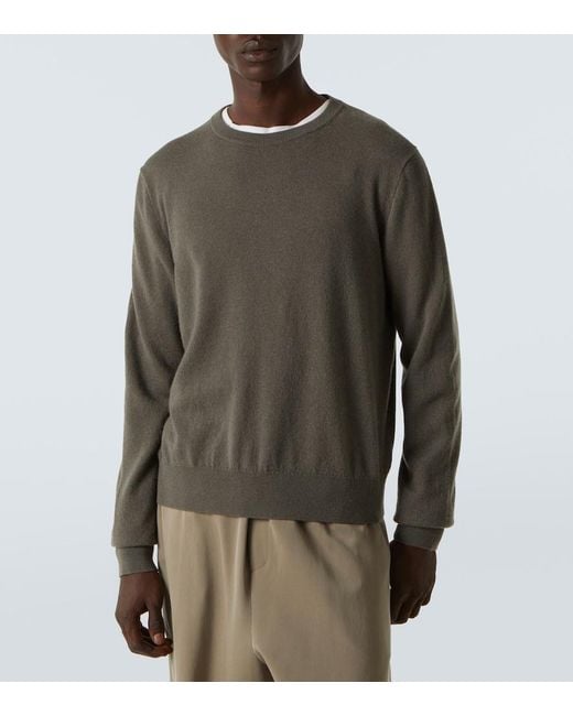 The Row Gray Benji Cashmere Sweater for men