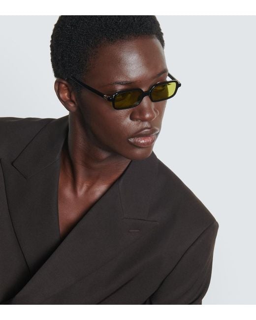Miu Miu Eckige Sonnenbrille Miu Regard in Yellow für Herren