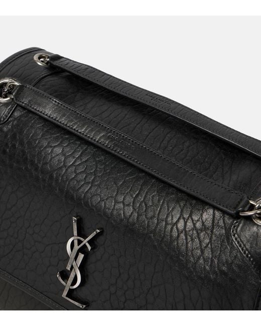 Saint Laurent Black Schultertasche Niki Large Aus Leder
