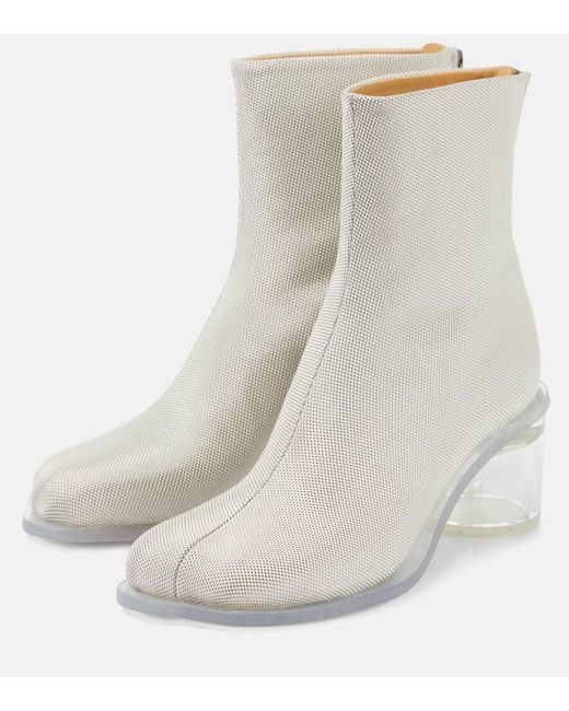 MM6 by Maison Martin Margiela Natural Ankle Boots Anatomic
