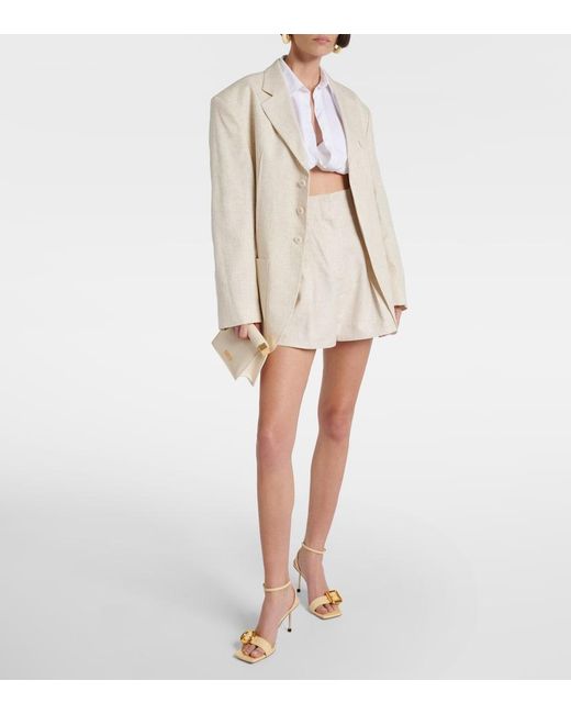Jacquemus Natural Le Short Bari Shorts