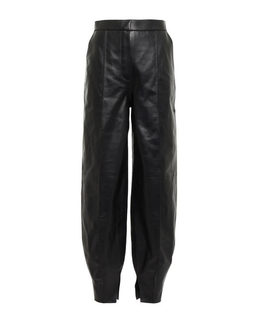 Loewe High-rise Balloon Leather Pants in Black | Lyst