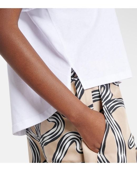 Loewe White Paula's Ibiza Anagram Cotton T-Shirt