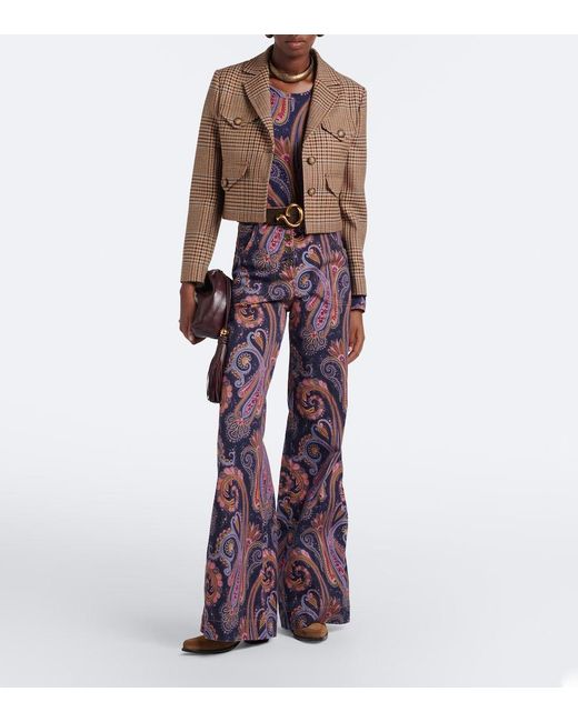 Etro Blue Paisley T-Shirt