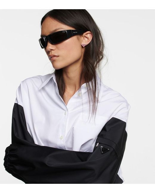 Prada Blue Square Sunglasses