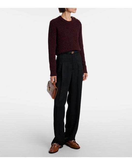 Bottega Veneta Brown Intrecciato Leather Clutch