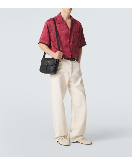 Valentino Natural Vgold Wide-Leg Jeans for men