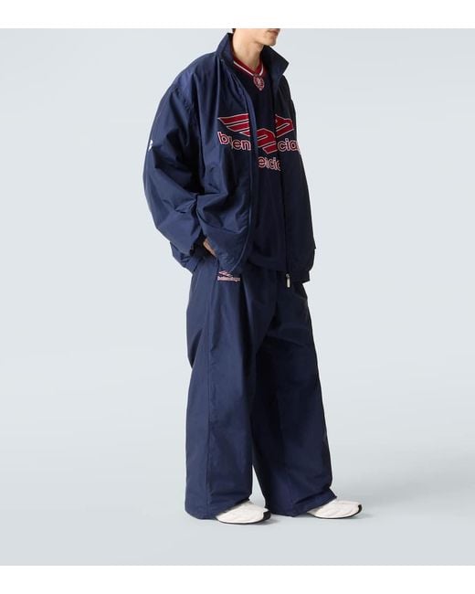 Balenciaga Trainingsjacke 3B Sports Icon in Blue für Herren