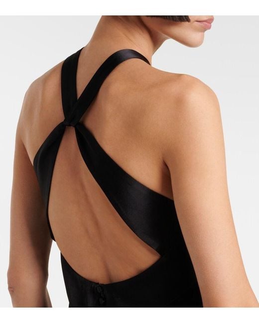 Rixo Black Losanna Maxi Dress