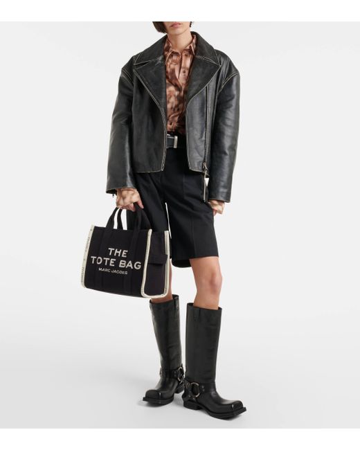 Sac The Medium en toile jacquard Marc Jacobs en coloris Black