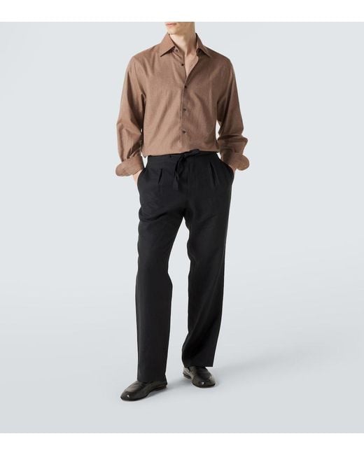 Camicia di STÒFFA in Brown da Uomo