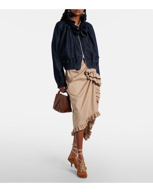 Dries Van Noten Brown 65 Leather-Trimmed Suede Mules