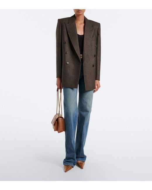 Saint Laurent Brown Niki Small Leather Shoulder Bag