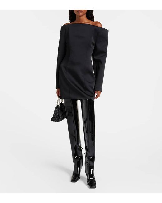 Stella McCartney Black Eve Alter Mat Over-The-Knee Boots