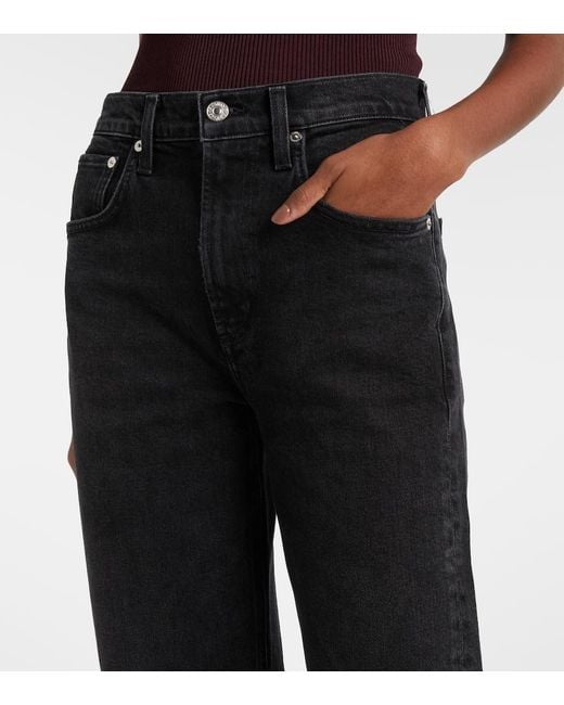 Citizens of Humanity Blue Delfina Straight Jeans