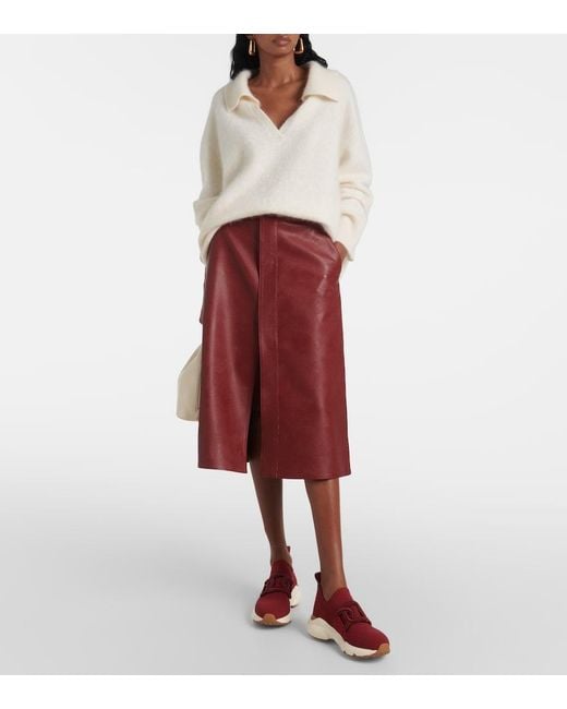 Tod's Red Slip-On-Sneakers Kate