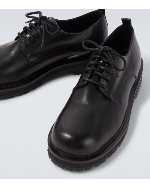 Studio Nicholson Black Jackson Leather Derby Shoes for men