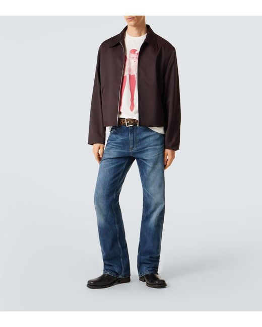 Our Legacy Pink Box Printed Cotton Jersey T-Shirt for men