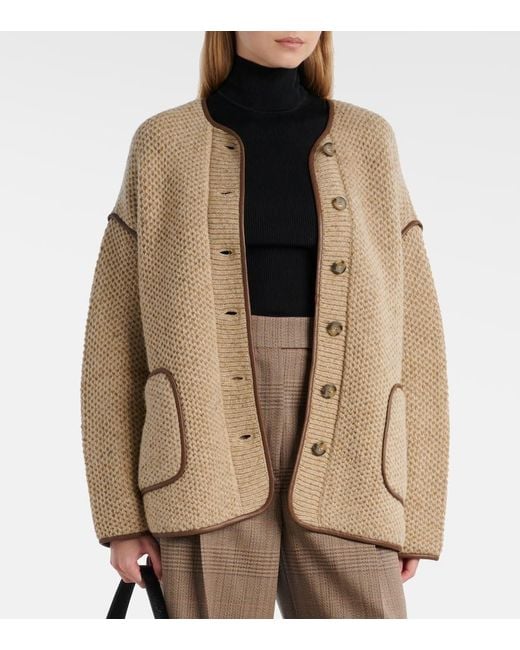 Altuzarra Natural Medrano Wool-Blend Jacket