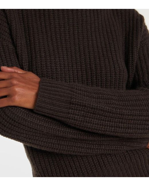 Lisa Yang Black Julina Cashmere Turtleneck Sweater