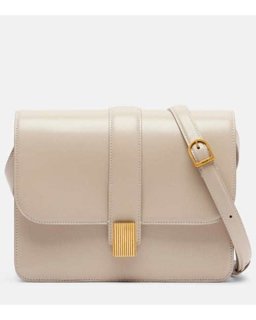 Khaite Natural Blake Leather Crossbody Bag