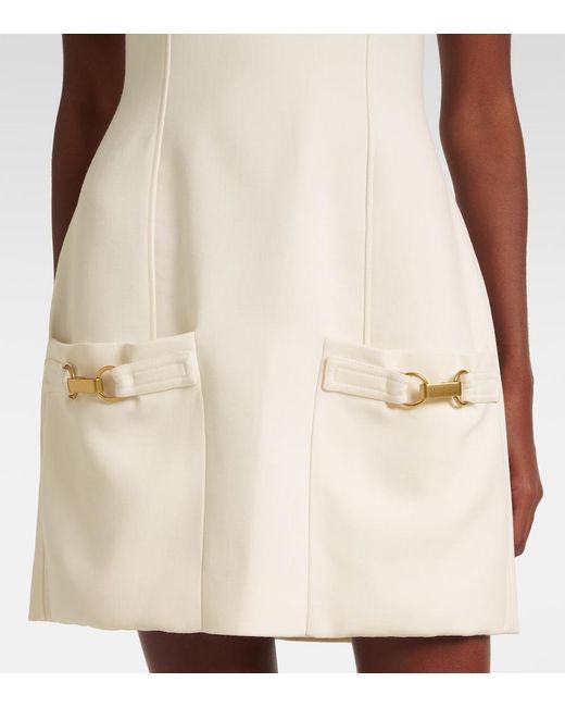 Stella McCartney Natural Crewneck Minidress