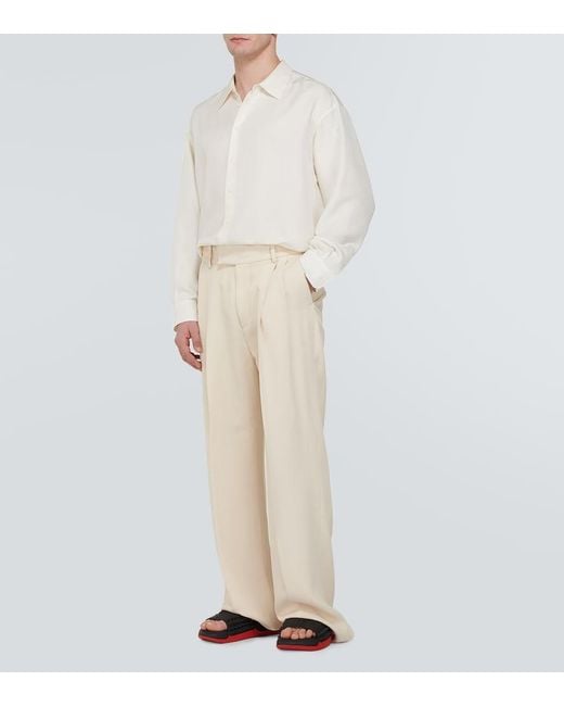 Christian Louboutin Red Take It Easy Spiked Slides for men