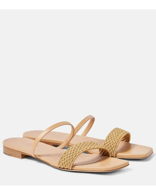 Malone Souliers Natural Frida 10 Woven Sandals