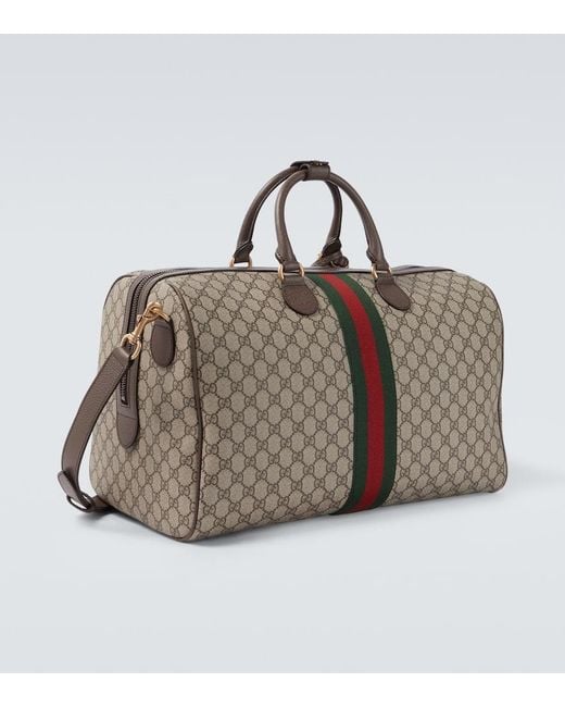Gucci Brown Savoy Medium Duffel Bag for men