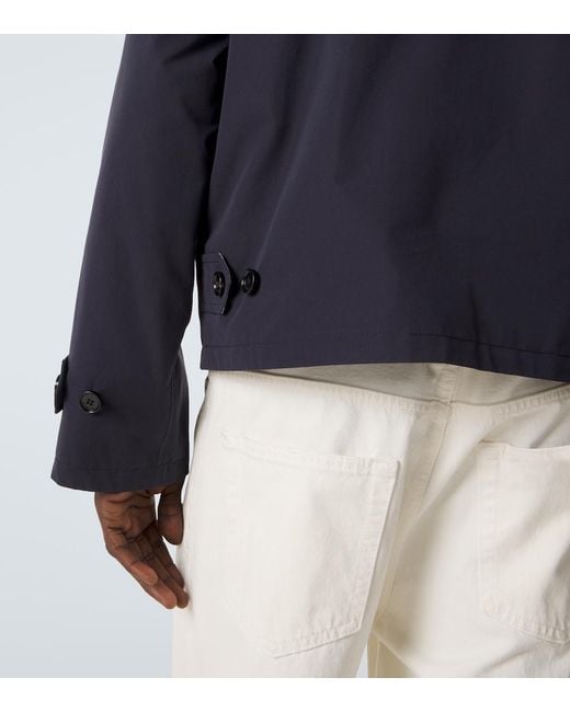 Burberry Blue Reversible Jacket 'Hodson' for men