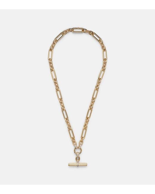 David Yurman White Lexington 18Kt Chain Necklace With Diamonds