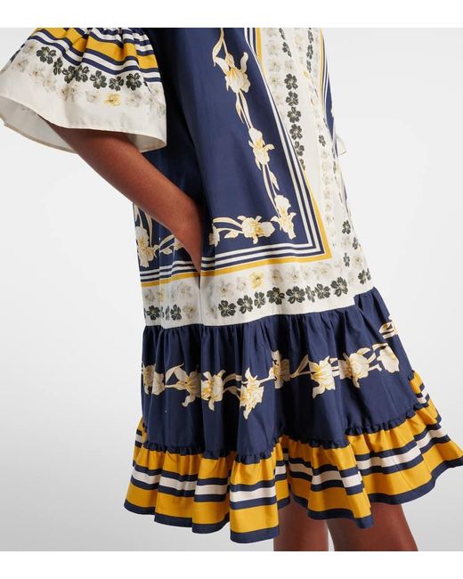 Vestido Camisero Choux En Popelin De Algodon LaDoubleJ de color Blue