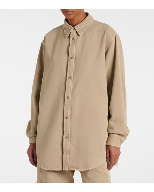 Lemaire Natural Denim Shirt