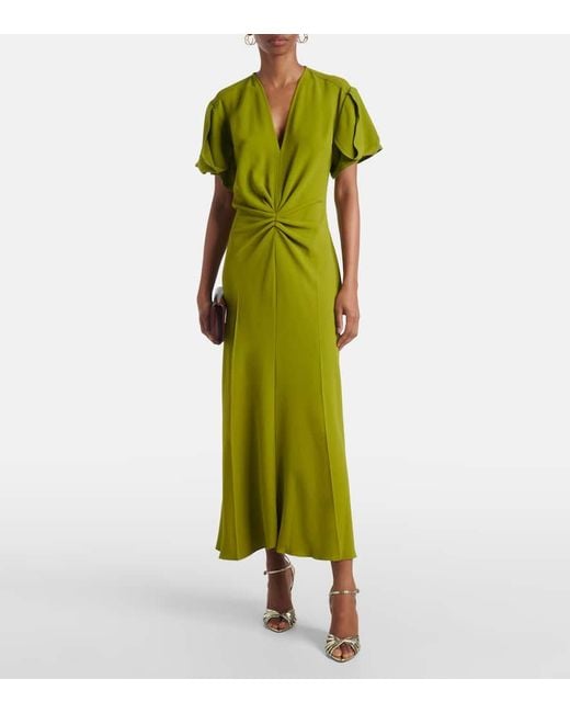 Robe Midi Victoria Beckham en coloris Green